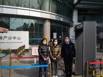 科技防疫 愛(ài)心傳遞 安杰公司向成都物管行業(yè)捐贈防疫測溫設備