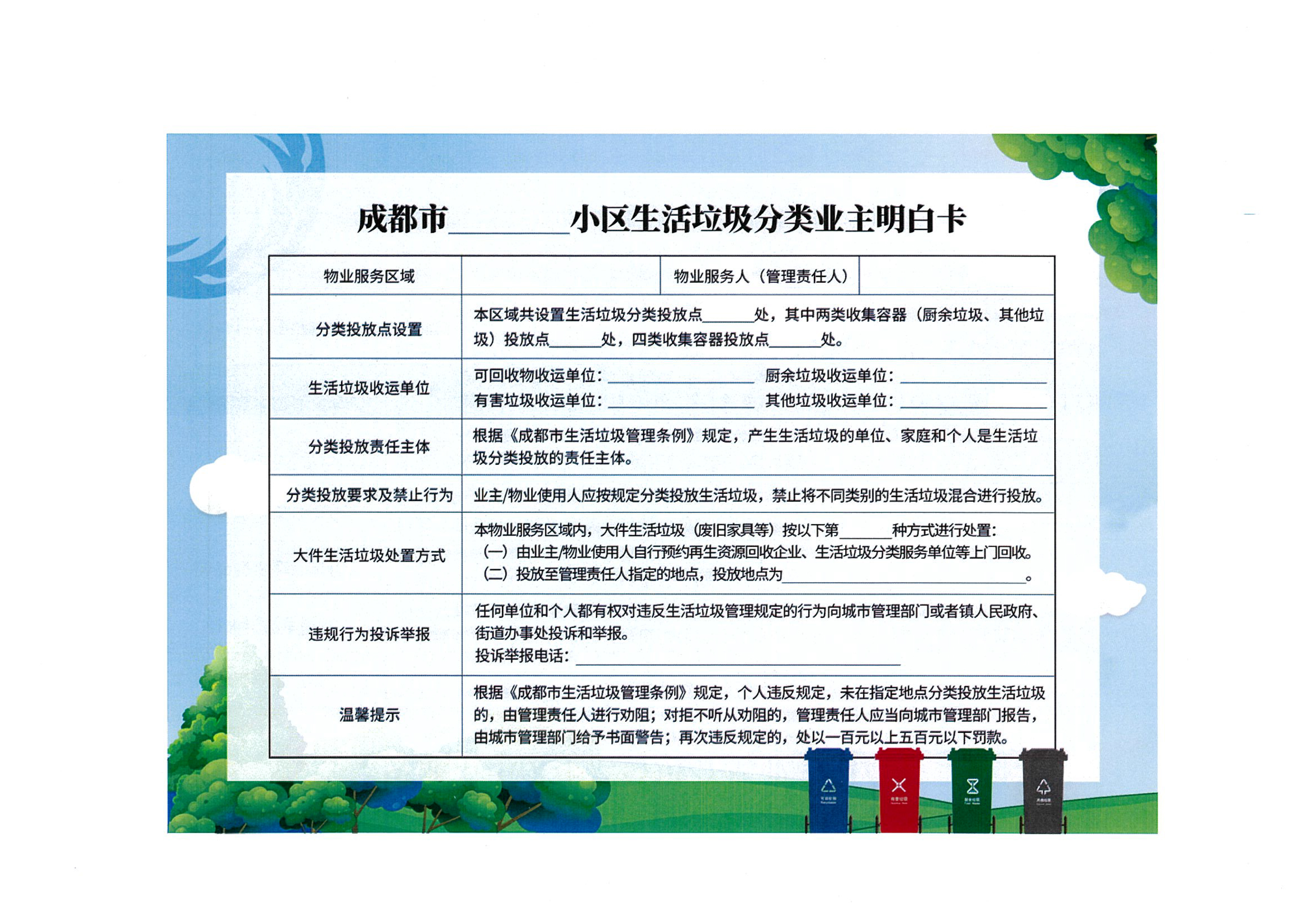 關(guān)于在物業(yè)服務(wù)區域張貼發(fā)放《成都市生活垃圾分類(lèi)業(yè)主明白卡》的通知(1)(1)-4