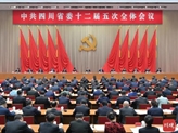 中共四川省委十二屆五次全會(huì )公報